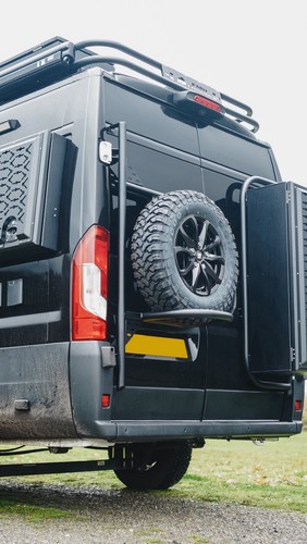 Aluminium spare wheel carrier - spare,